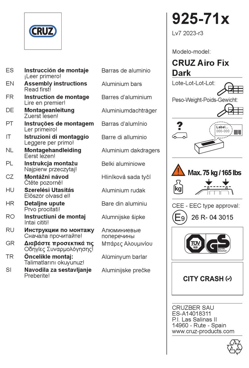 Cruz 925-716 Assembly instructions