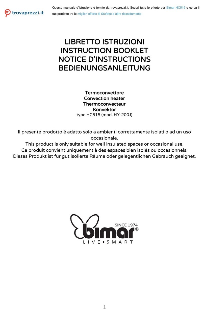 Bimar HC515 User manual