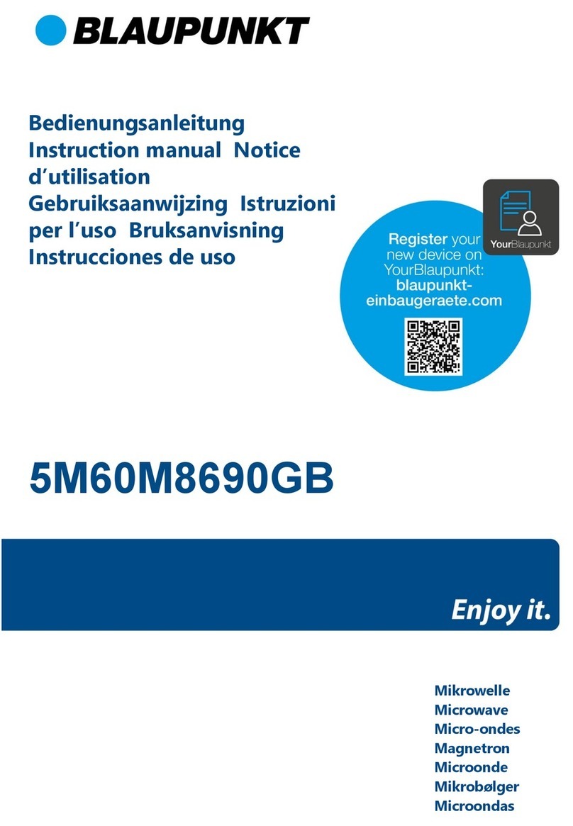 Blaupunkt 5M60M8690GB instruction manual