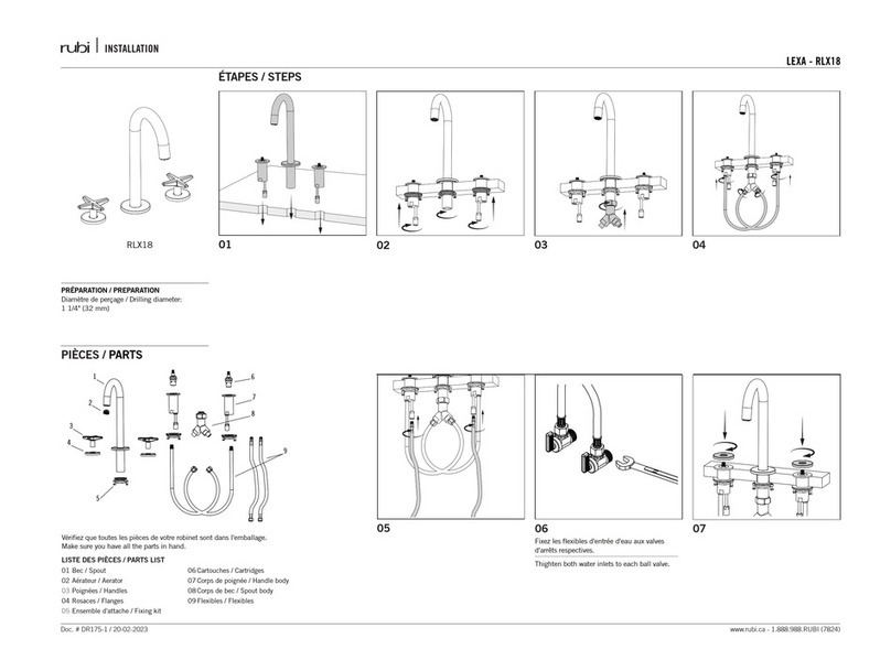 Rubi LEXA RLX18 User manual