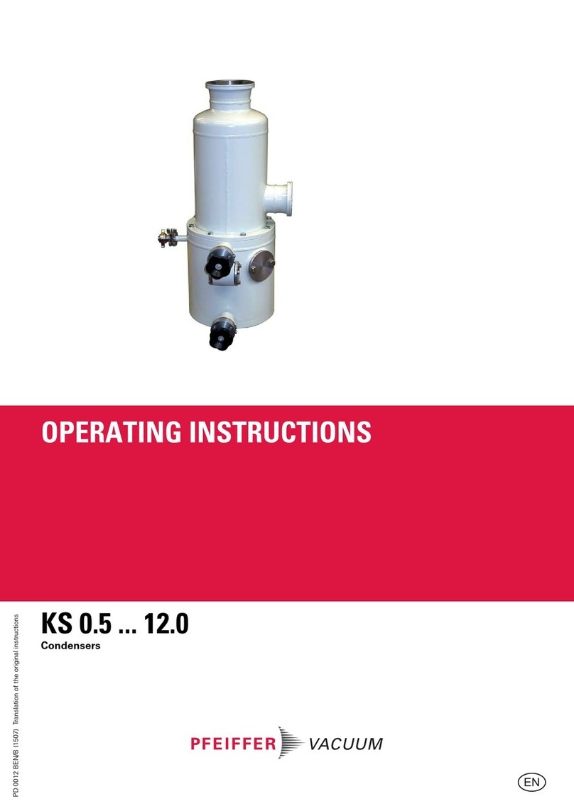 Pfeiffer Vacuum KS 0.5 operating instructions Pfeiffer Vacuum KS 0.5 operating instructions