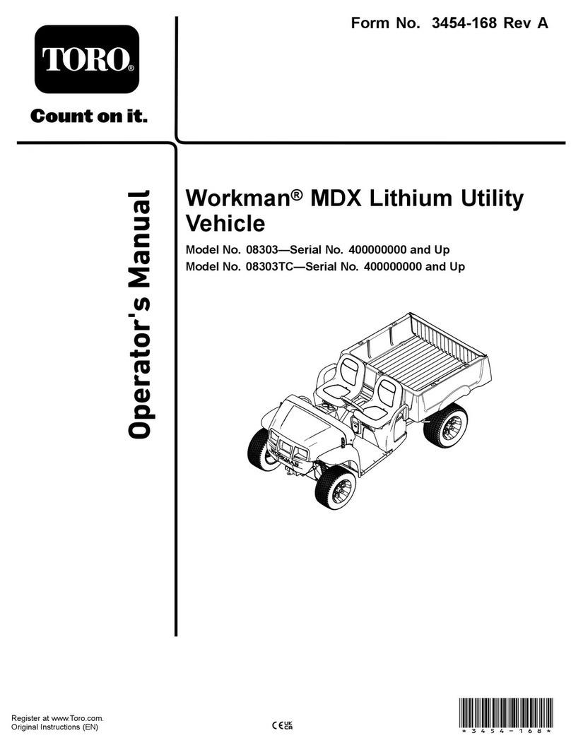 Toro Workman 08303 User manual
