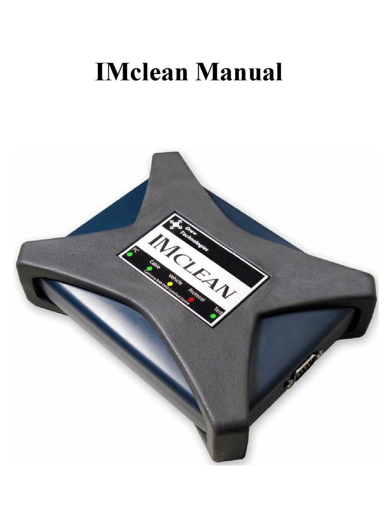 Drew Technologies IMclean User manual