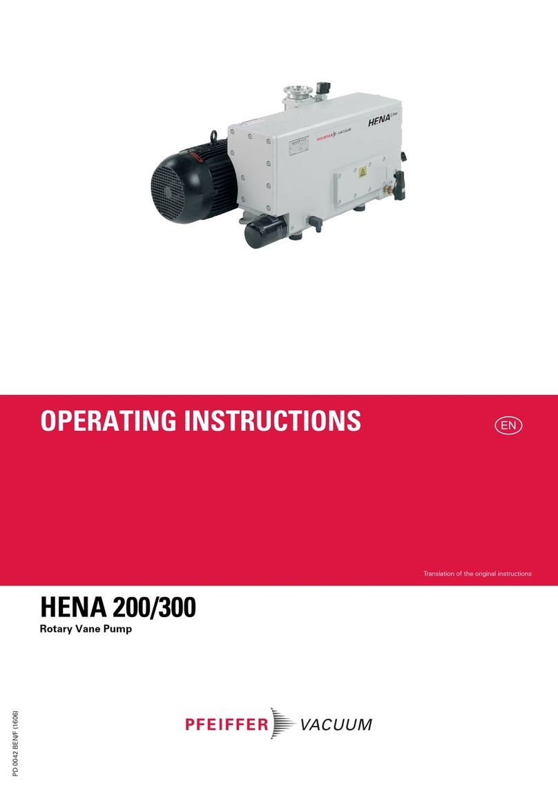 Pfeiffer Vacuum HENA 200 operating instructions