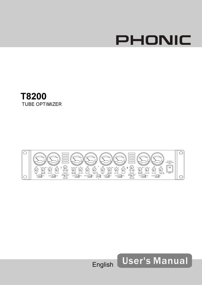 Phonic T8200 user manual Phonic T8200 user manual