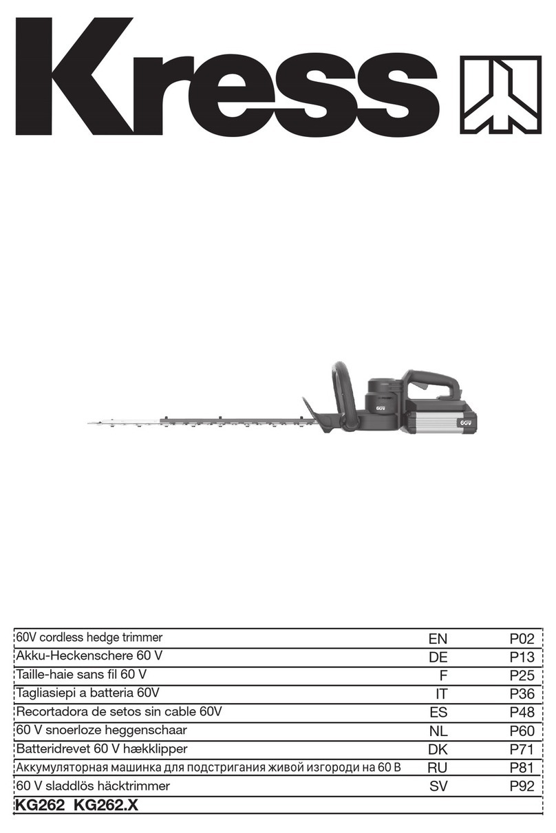 KRESS KG262 Series User manual