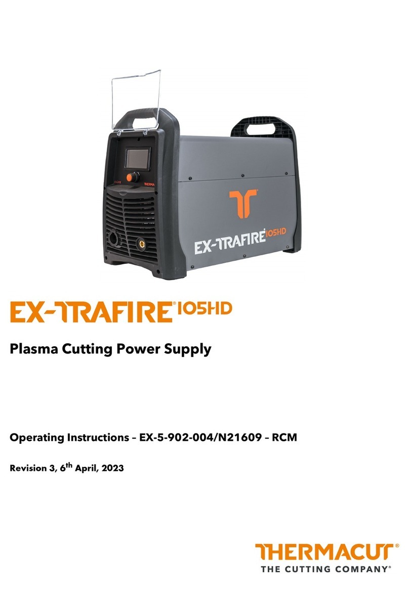 THERMACUT EX-TRAFIRE 105HD operating instructions THERMACUT EX-TRAFIRE 105HD operating instructions