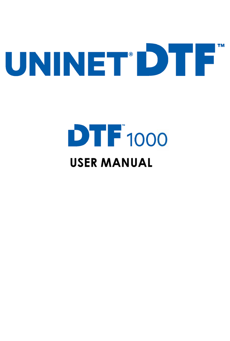 Uninet DTF 1000 User manual