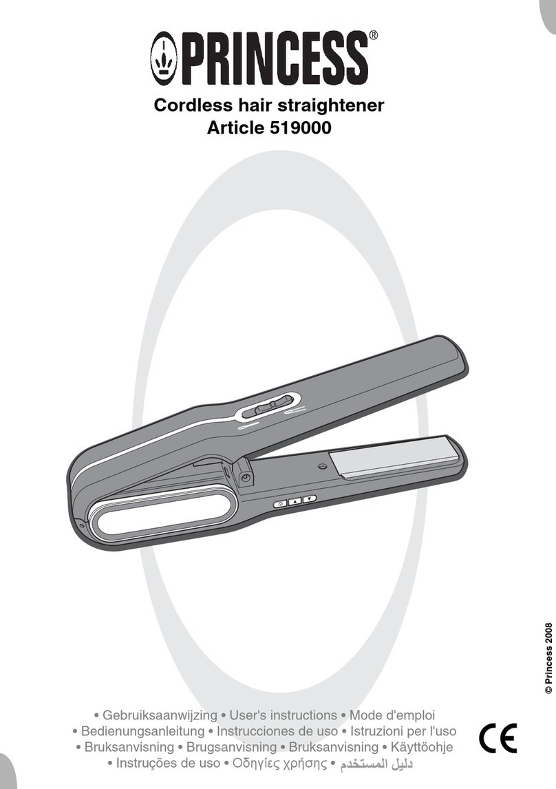 Princess 519000 User instructions