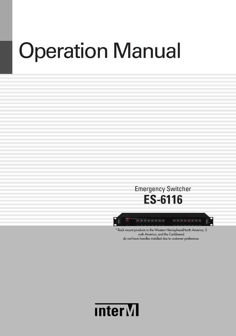 Inter-m ES-6116 User manual