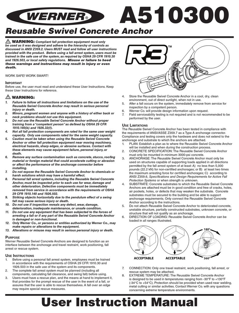 Werner A510300 User manual