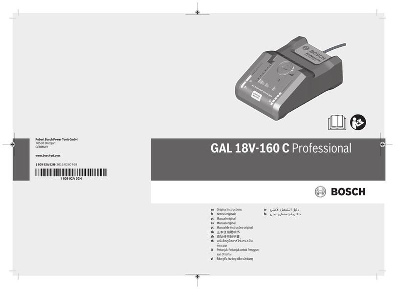 Bosch GAL 18V-160 C Professional User manual