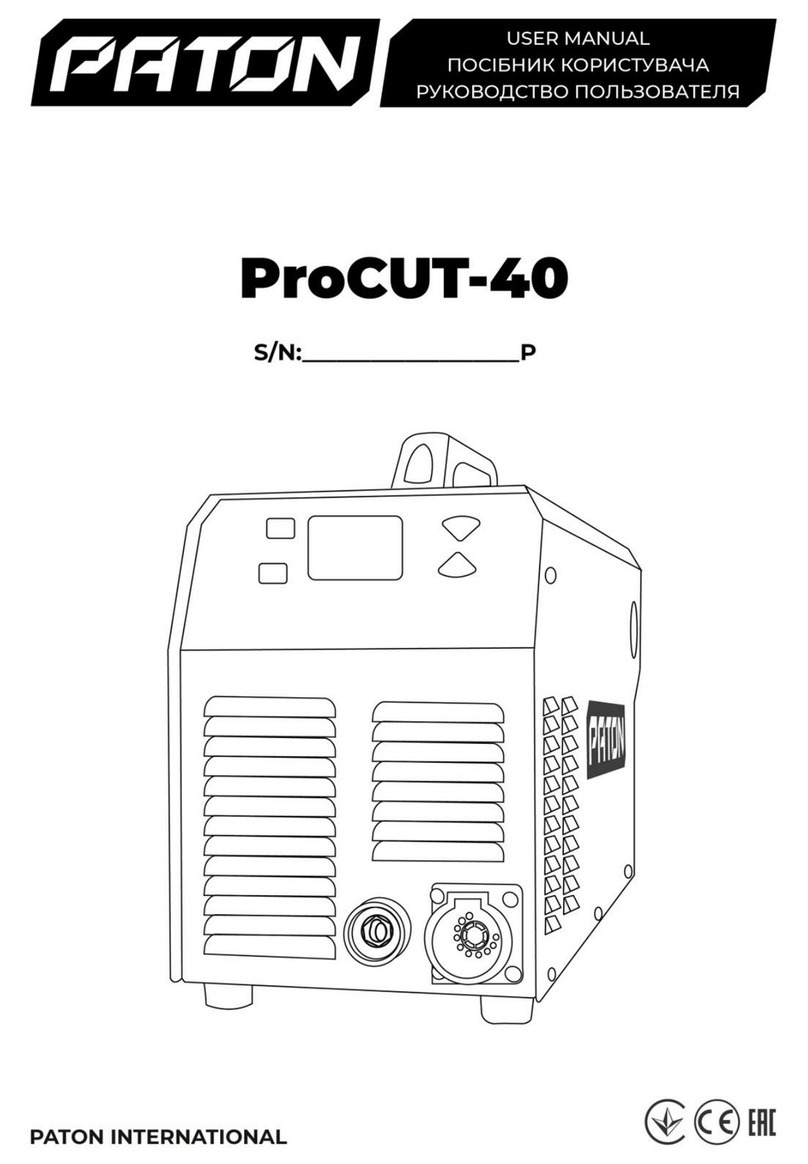 Paton ProCUT-40 User manual