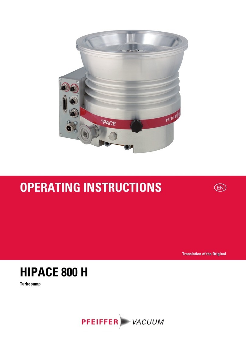 Pfeiffer Vacuum HIPACE 800 H operating instructions
