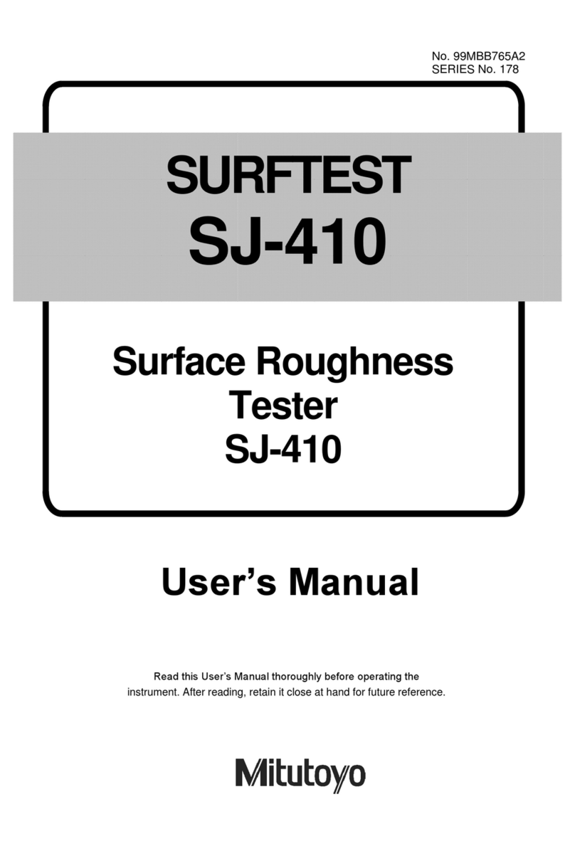 Mitutoyo SURFTEST SJ-410 user manual