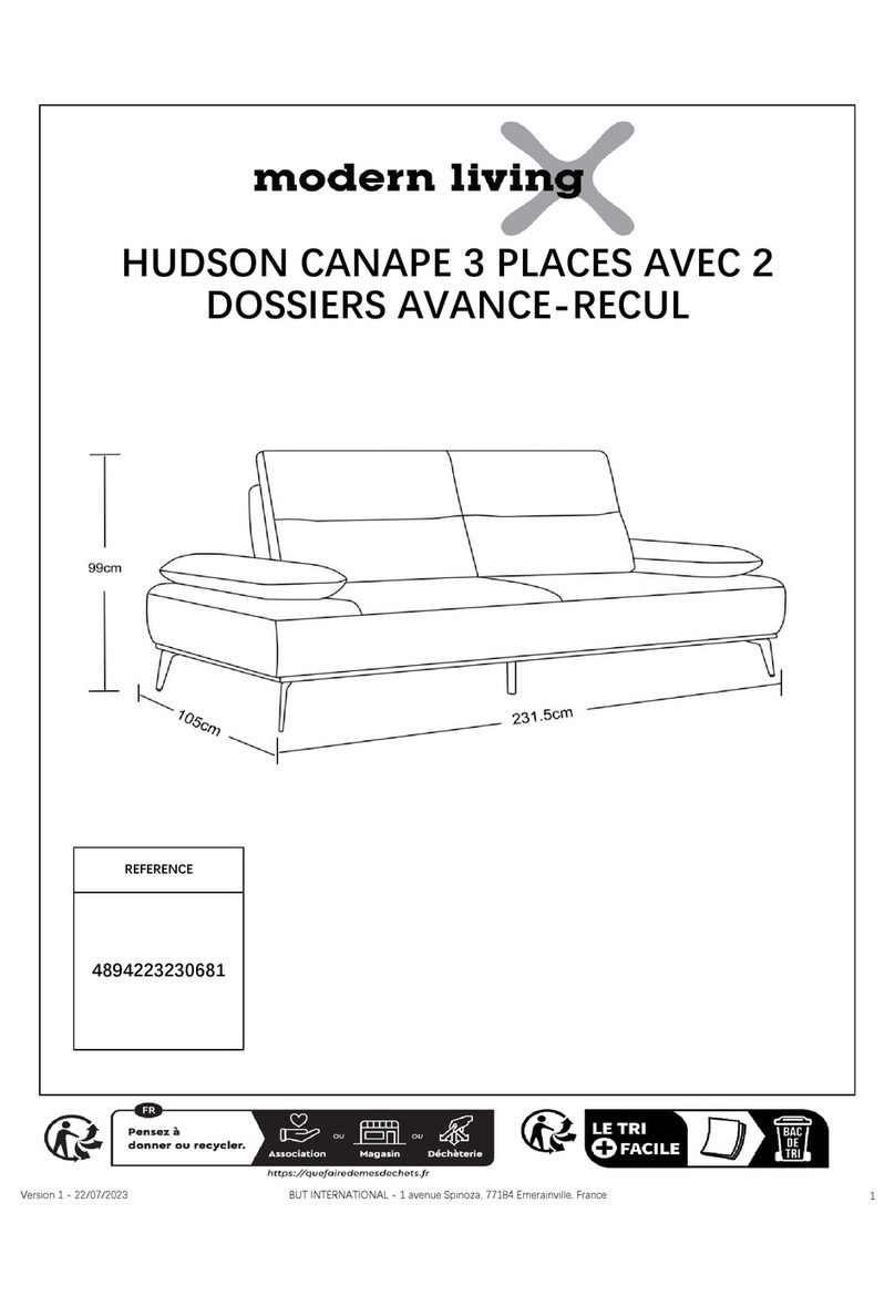 Modern Living HUDSON 4894223230681 manual Modern Living HUDSON 4894223230681 manual
