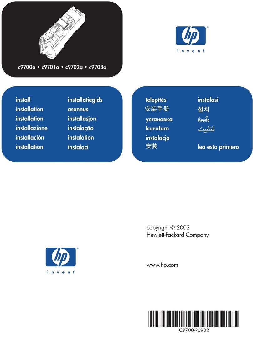 HP c9700a Instruction sheet