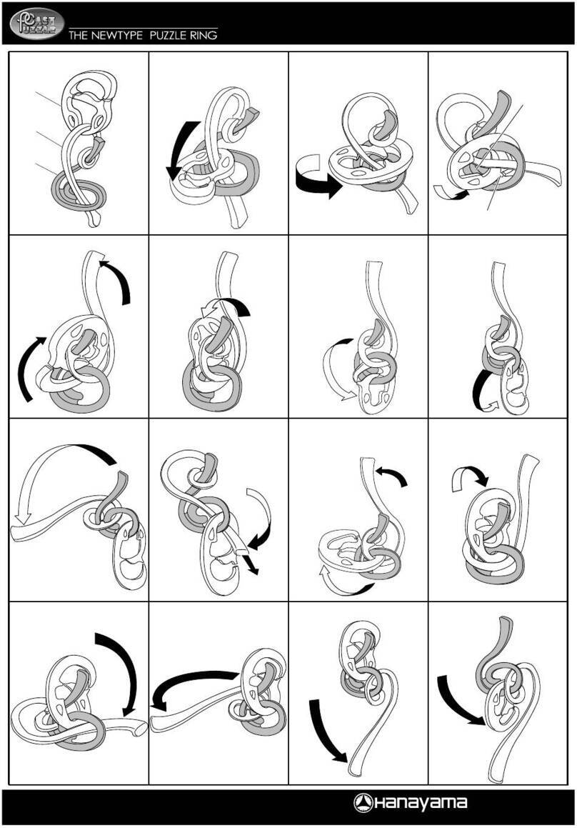 Hanayama CAST PUZZLE Key to Enigma manual
