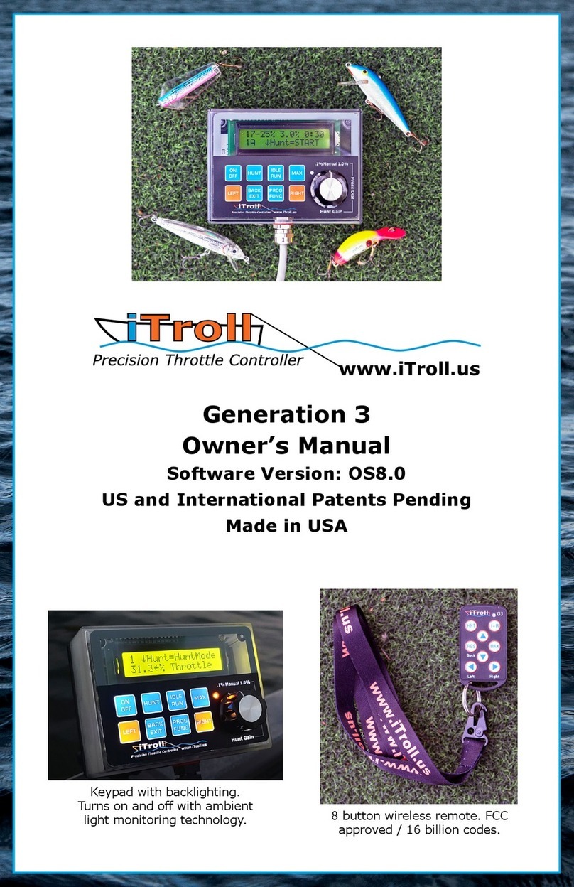 iTroll Generation 3 owner's manual