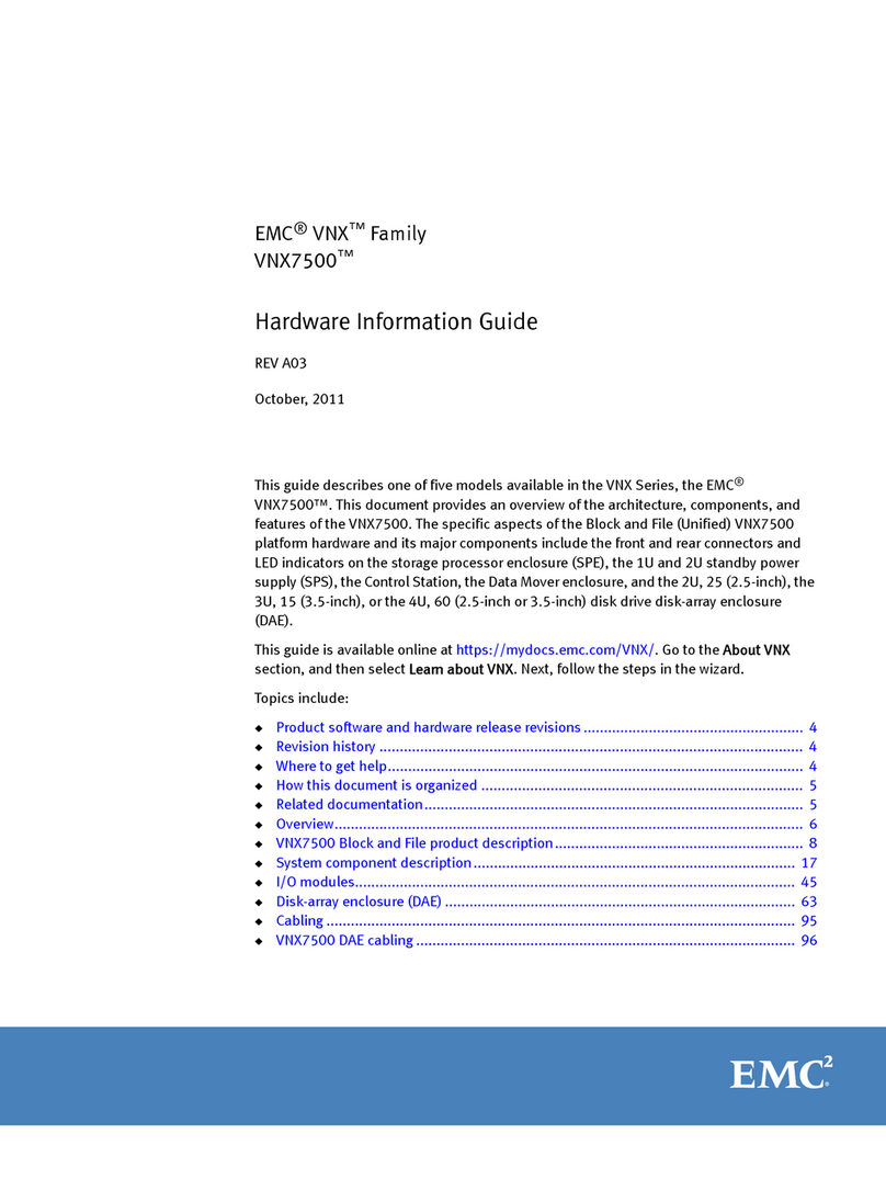 EMC2 VNX VNX7500 Owner's manual