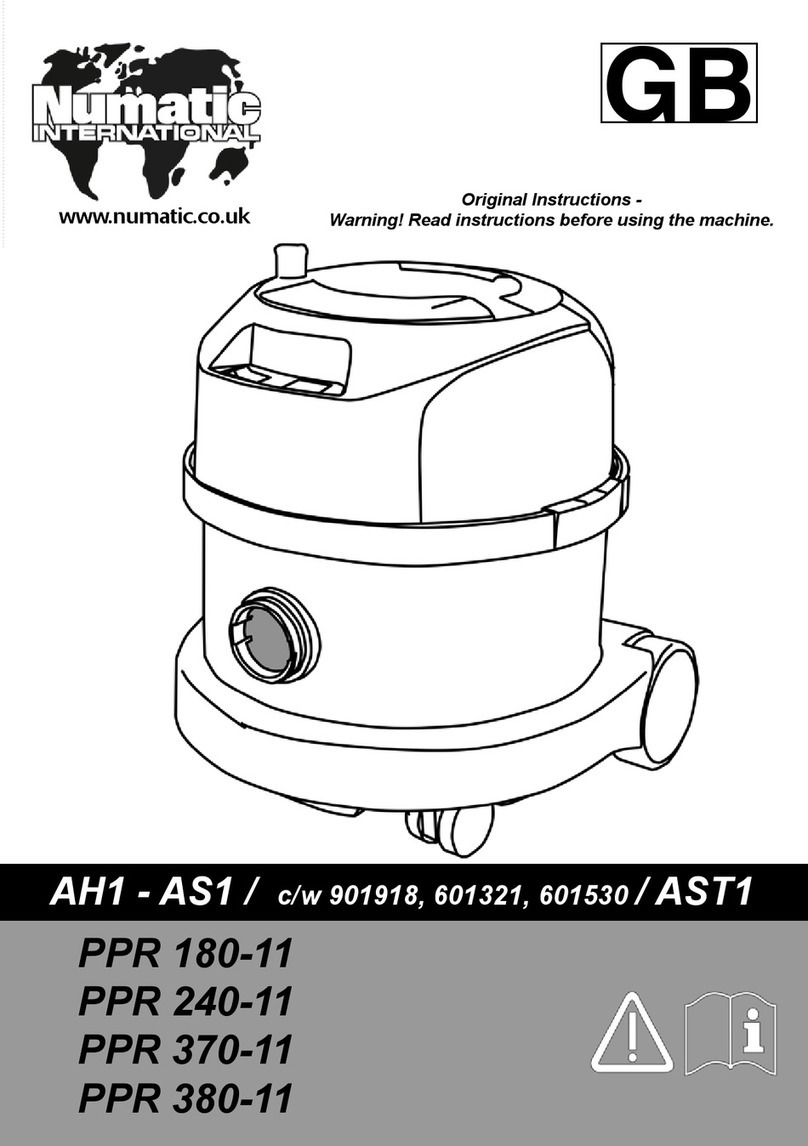 Numatic PPR 180 Original instructions