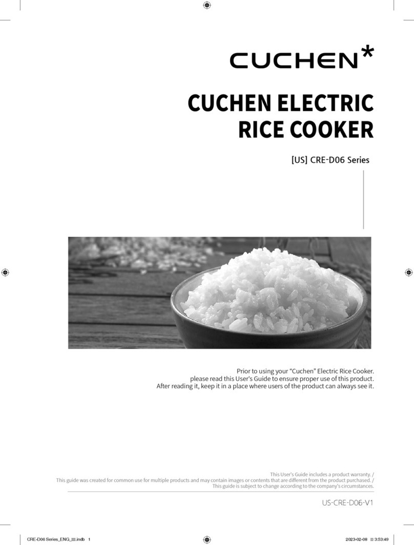 Cuchen CRE-D06 Series User manual