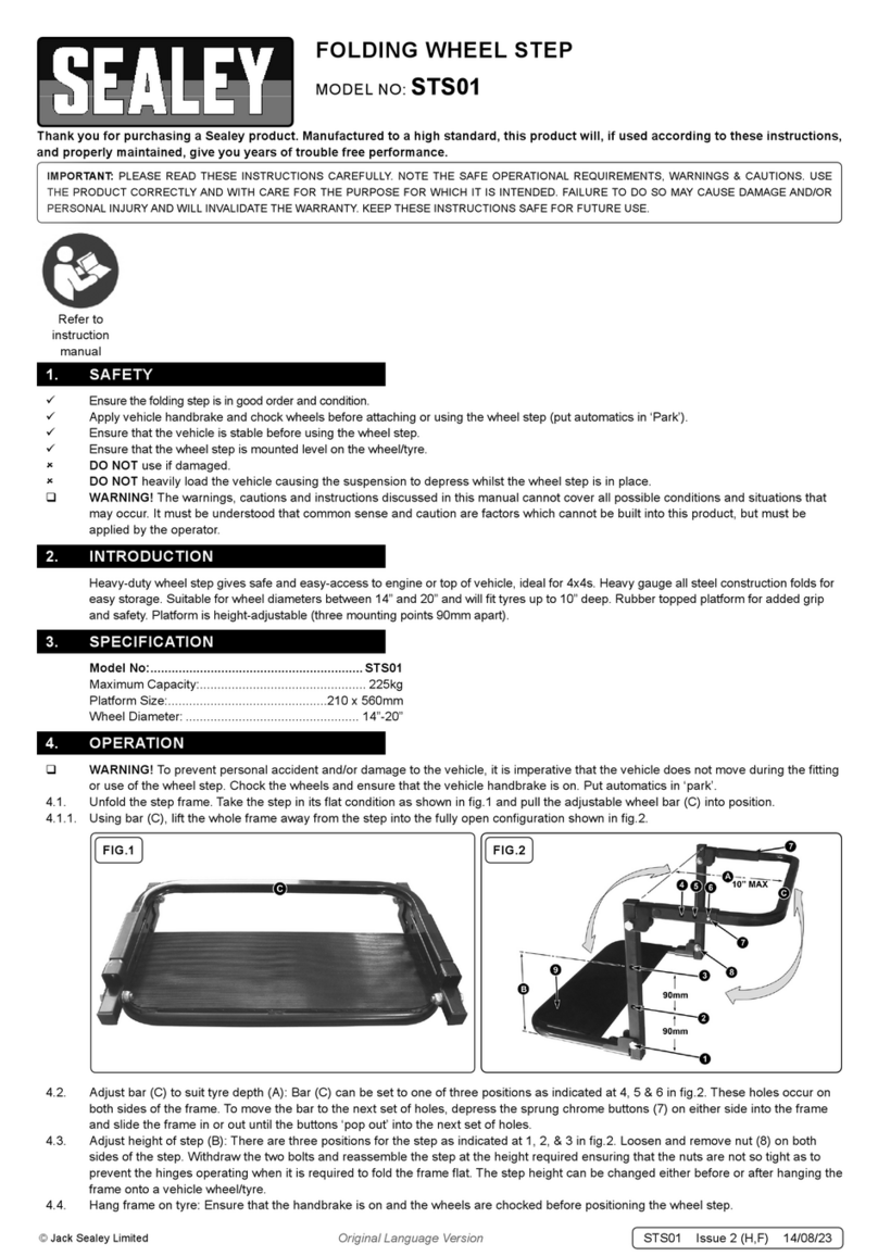 Sealey STS01 quick start guide