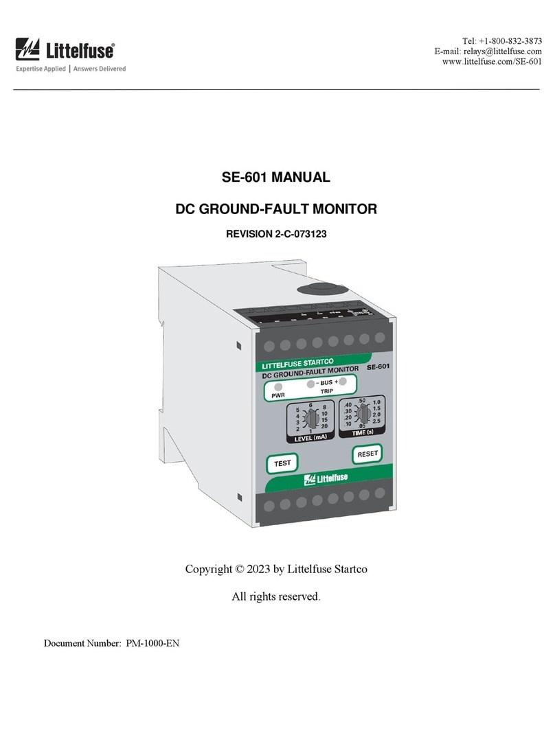 Littelfuse SE-601 User manual