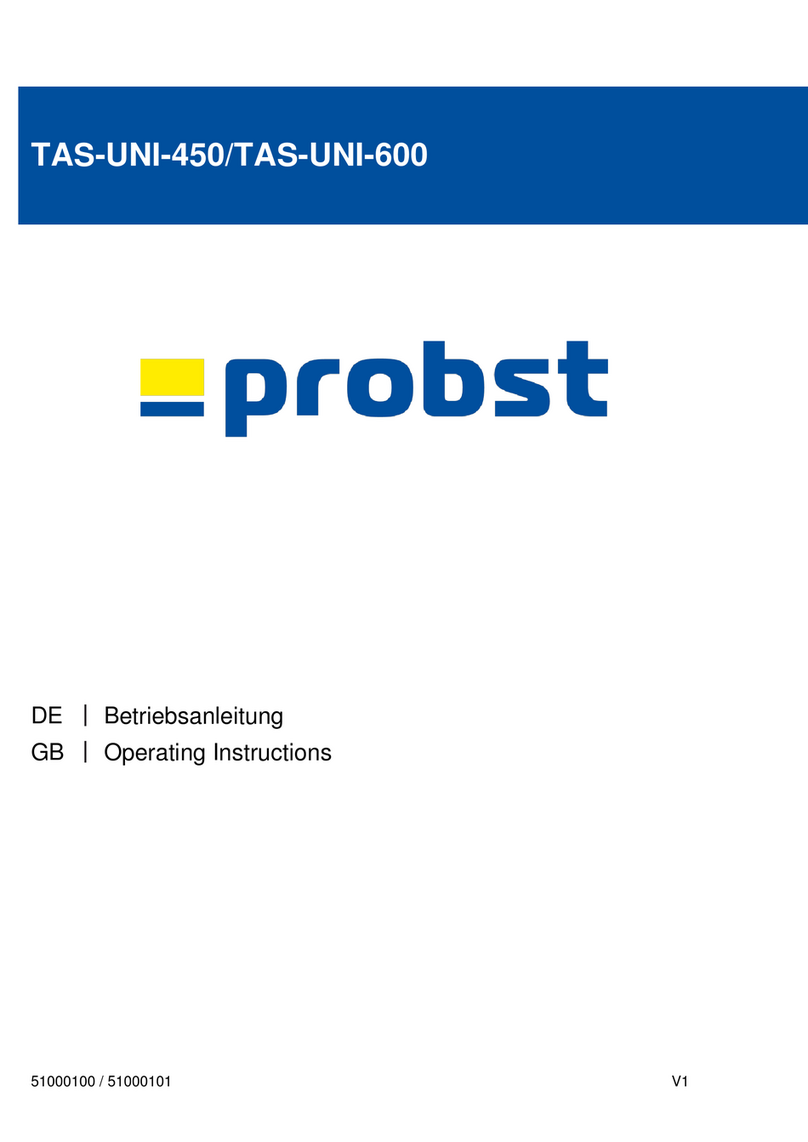 probst TAS-UNI-450 User manual