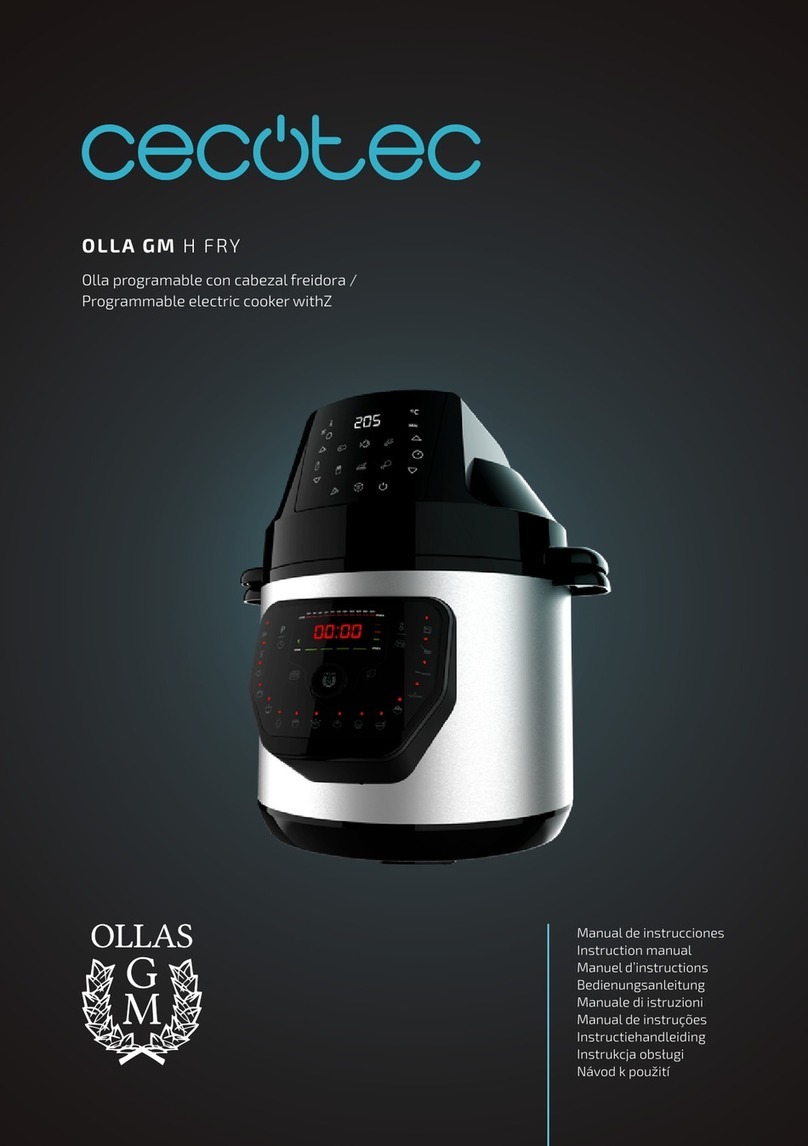 cecotec OLLA GM H FRY User manual