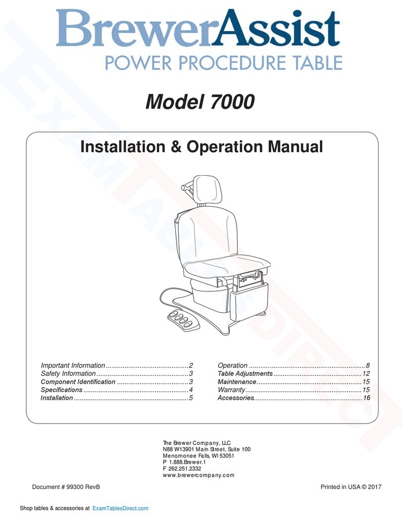 brewer ASSIST 7000 Installation & operation manual