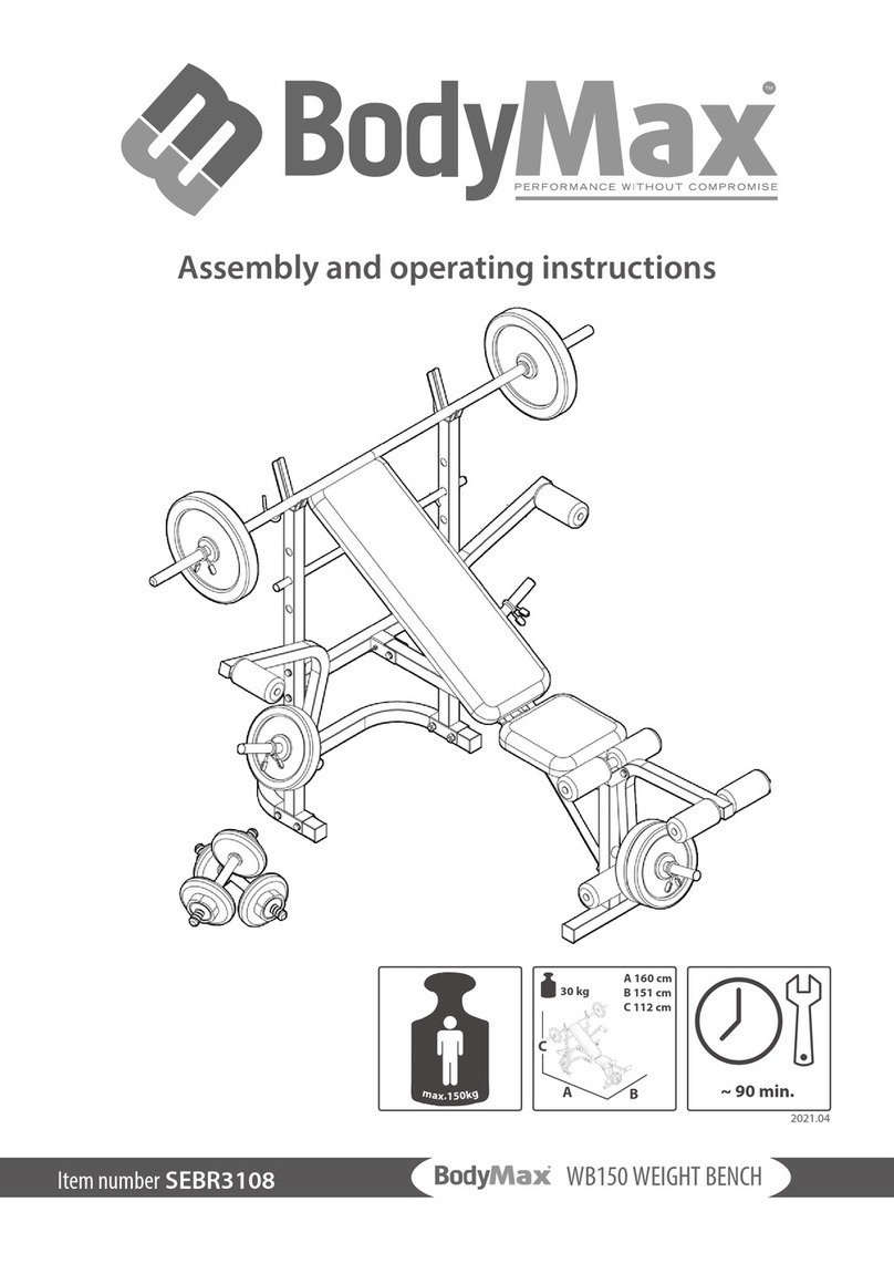 BODYMAX WB150 Assembly and operating instructions BODYMAX WB150 Assembly and operating instructions