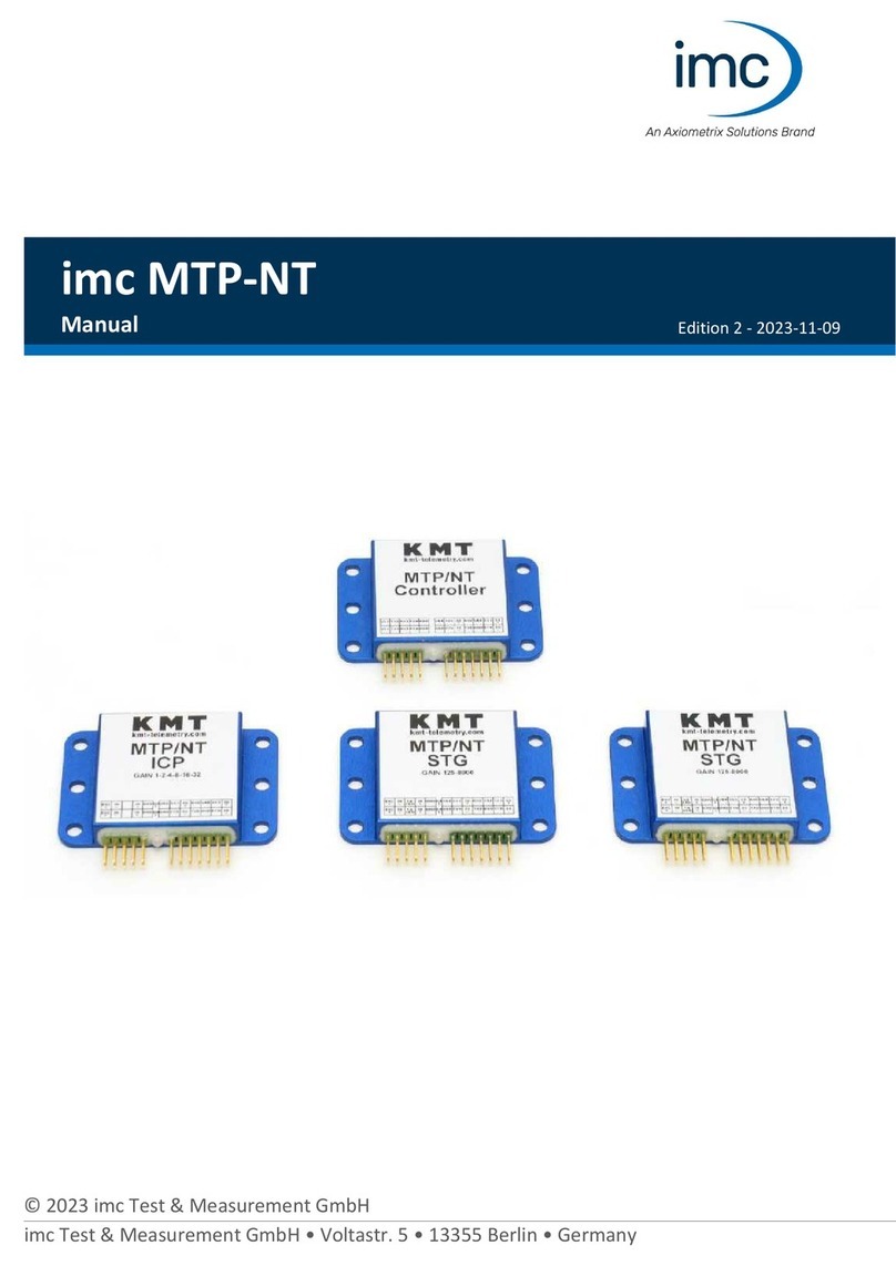 Axiometrix Solutions imc MTP-NT manual
