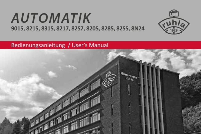 Ruhla AUTOMATIK user manual