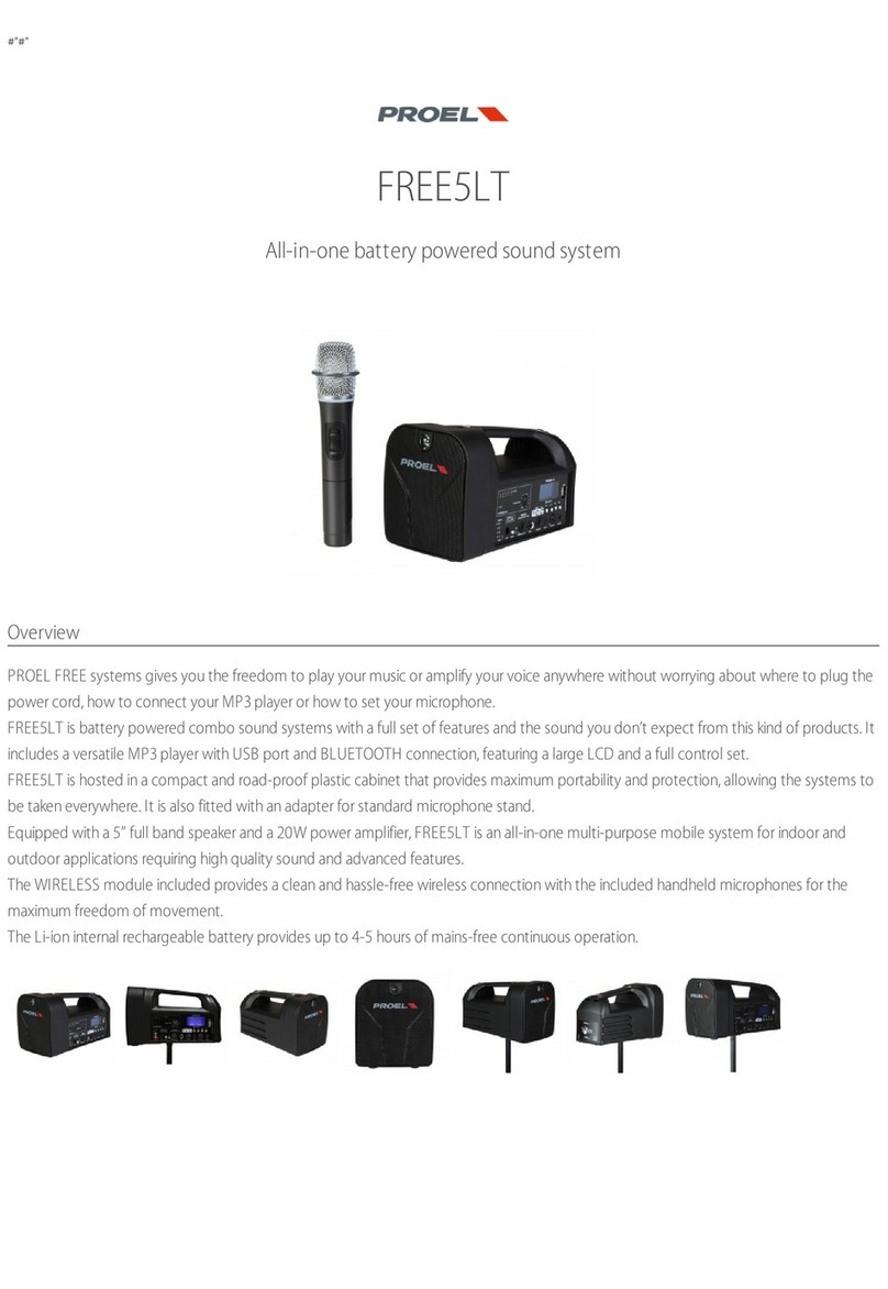 PROEL FREE5LT manual