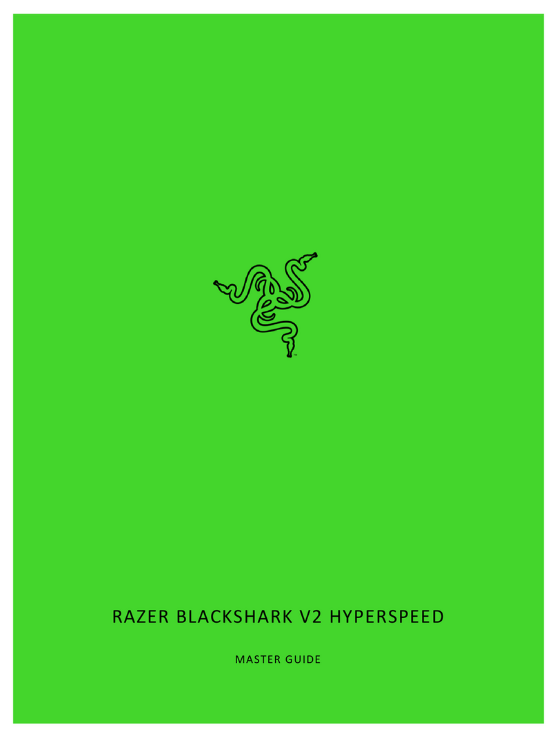 Razer BlackShark V2 HyperSpeed Use and care manual