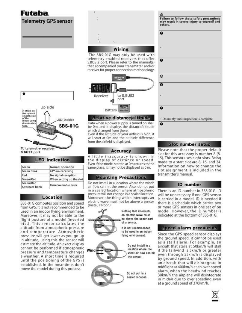 FUTABA SBS-01G instruction manual