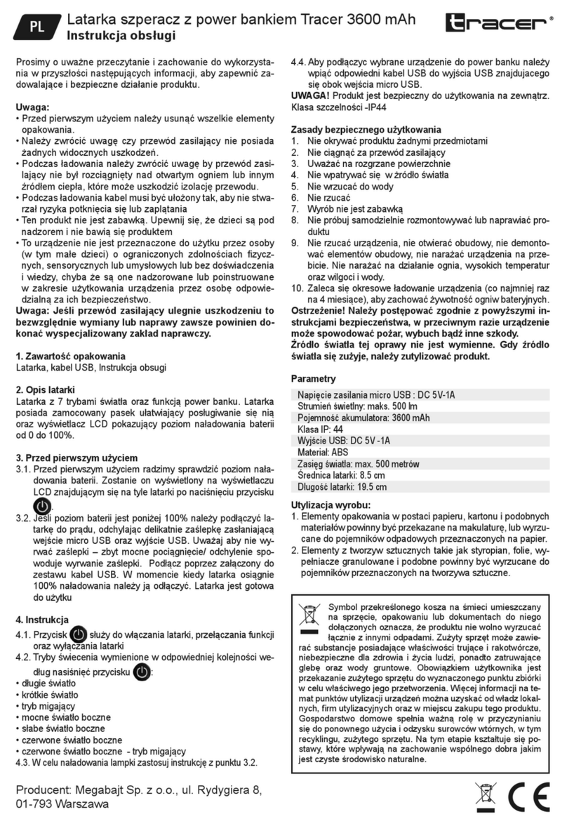 Tracer 46894 instruction manual