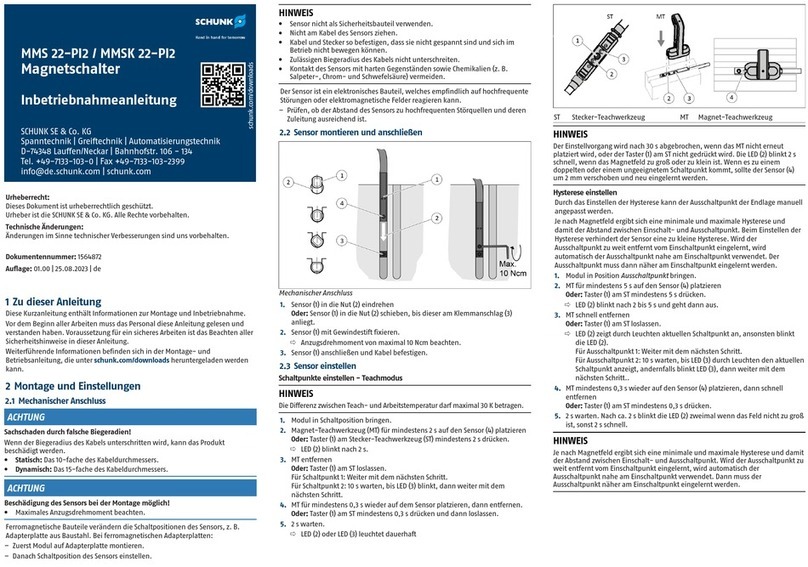 SCHUNK MMS 22-PI2 Training manual