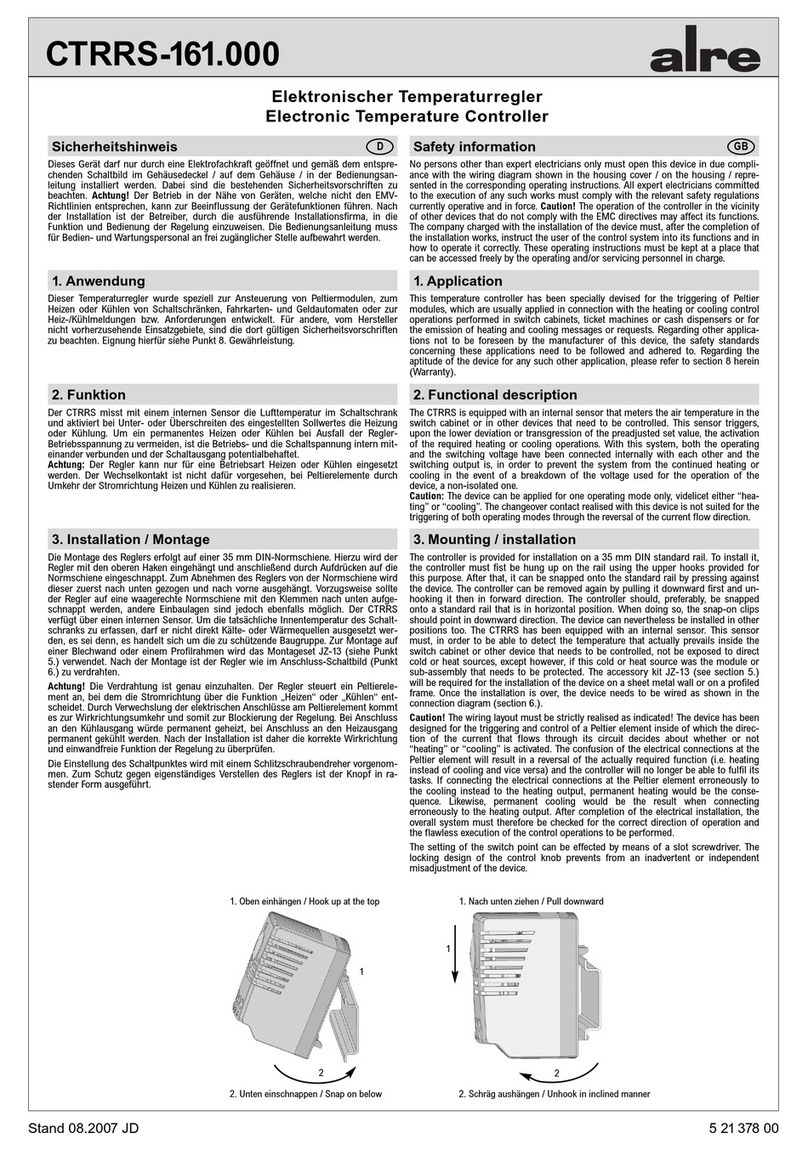 alre CTRRS-161.000 User manual