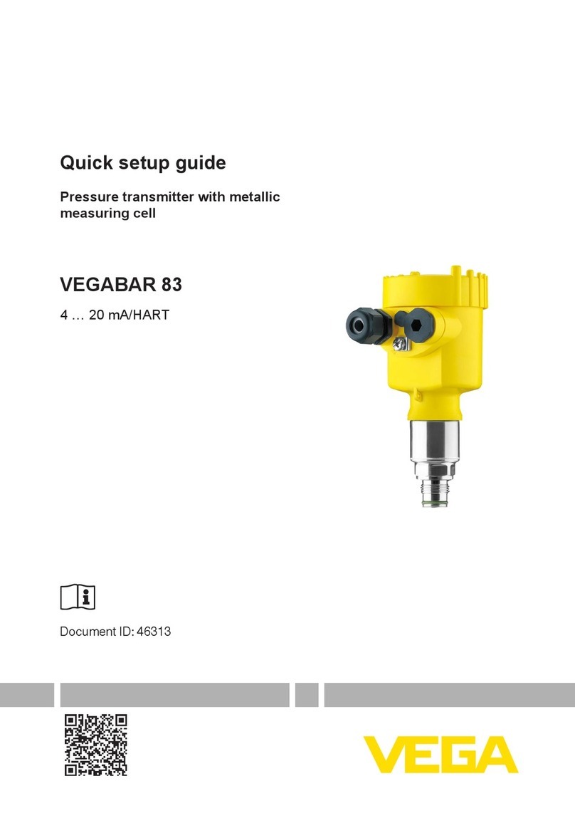 Vega VEGABAR 83 Quick setup guide