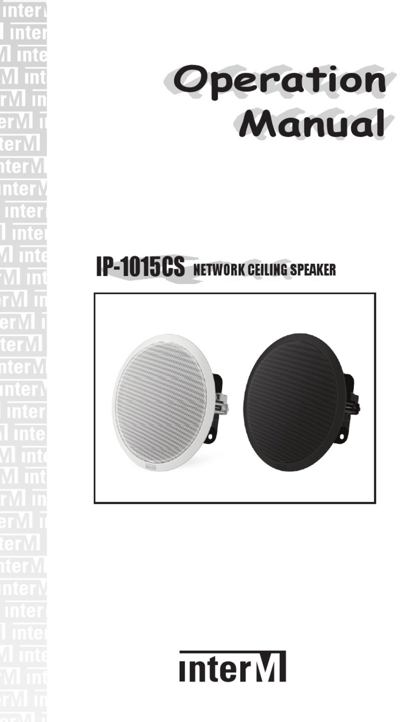 Inter-m IP-1015CS User manual Inter-m IP-1015CS User manual