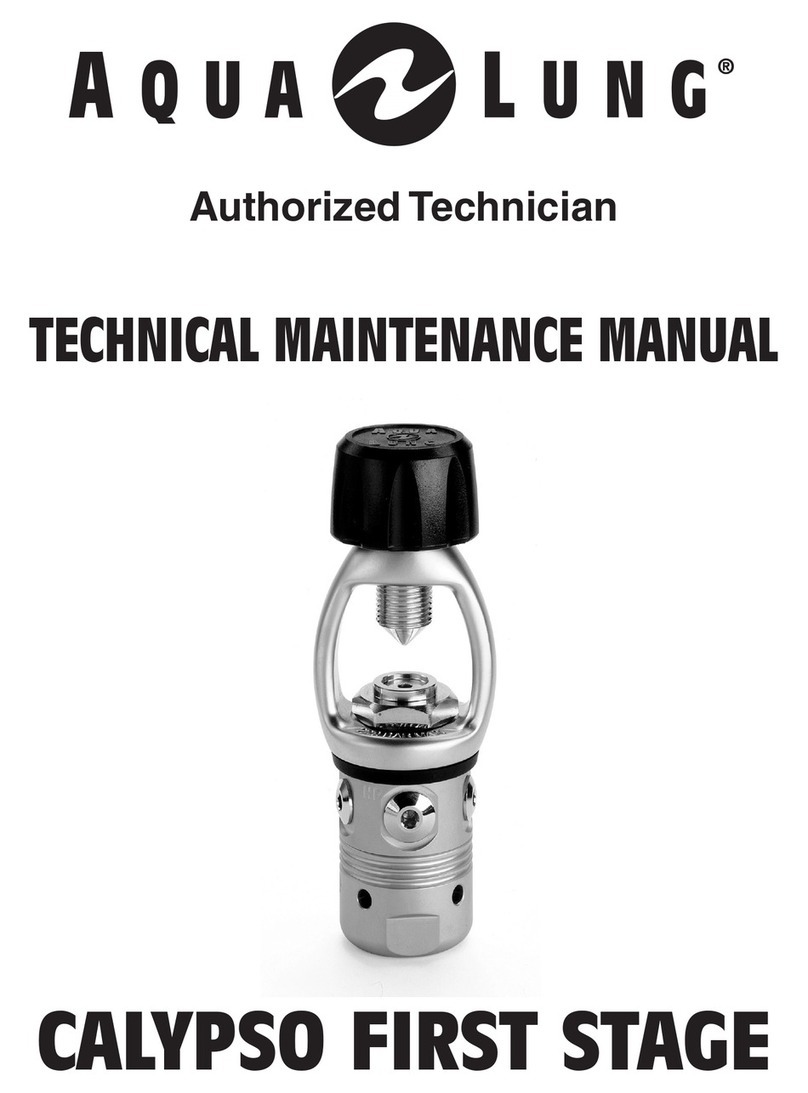 Aqua Lung CALYPSO FIRST STAGE Technical maintenance manual