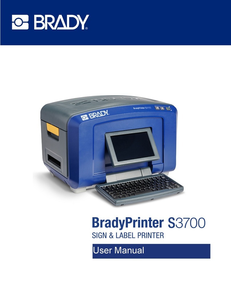 Brady BradyPrinter S3700 User manual