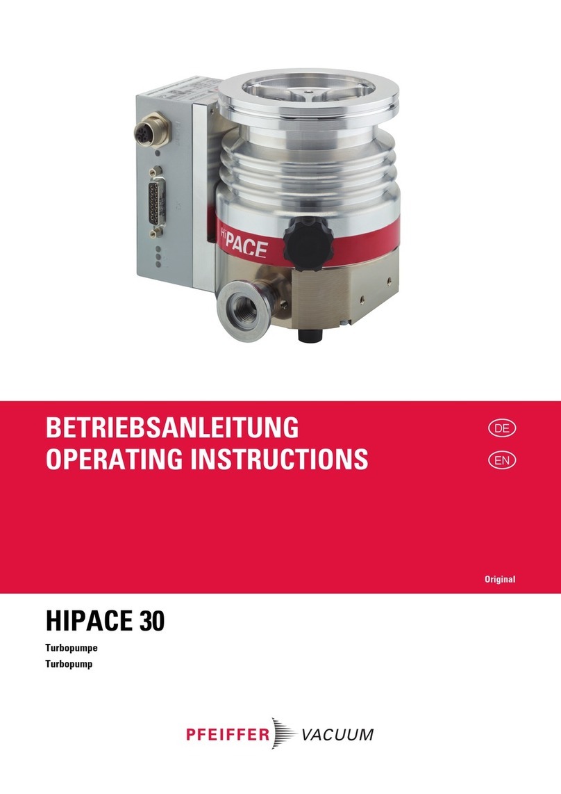 Pfeiffer Vacuum HiPace 30 operating instructions
