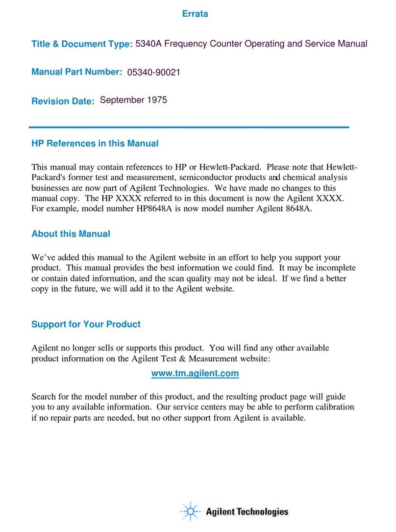 HP 5340A Service manual