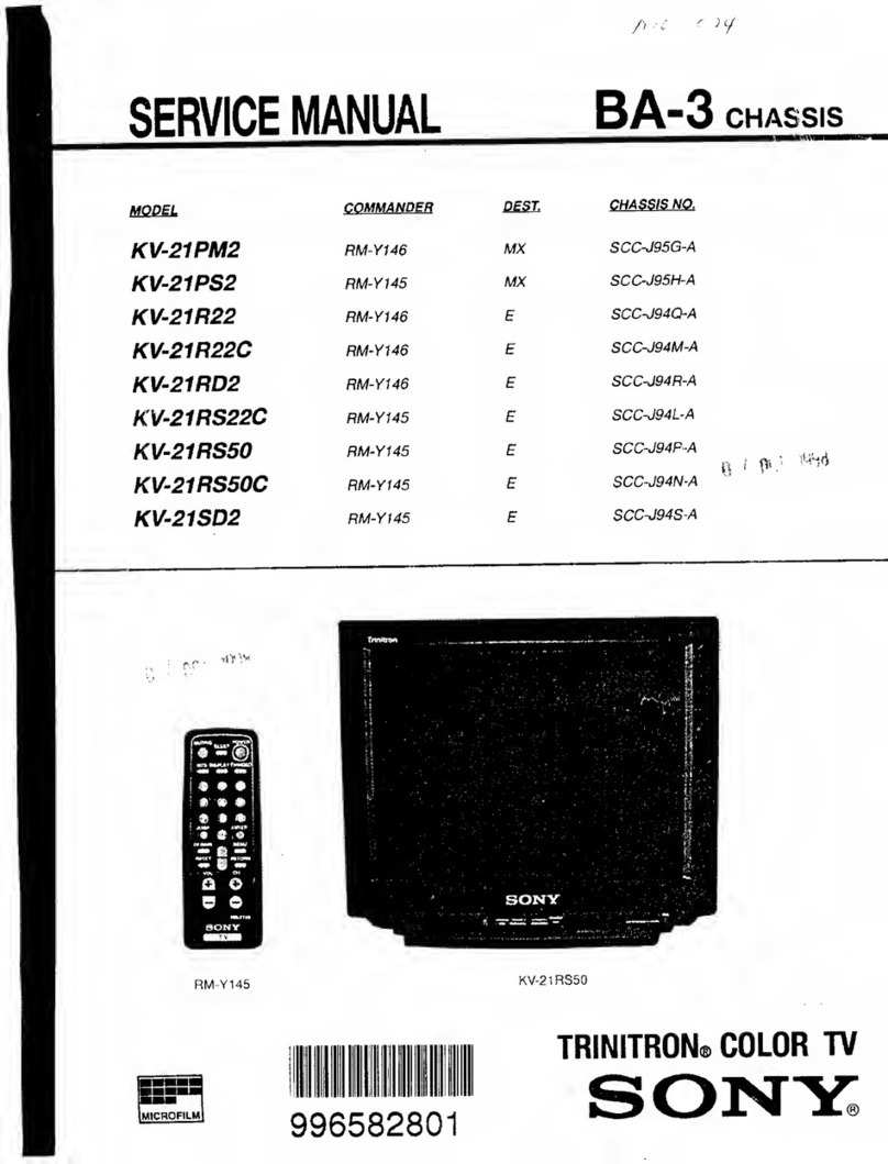 Sony TRINITRON KV-21PM2 User manual