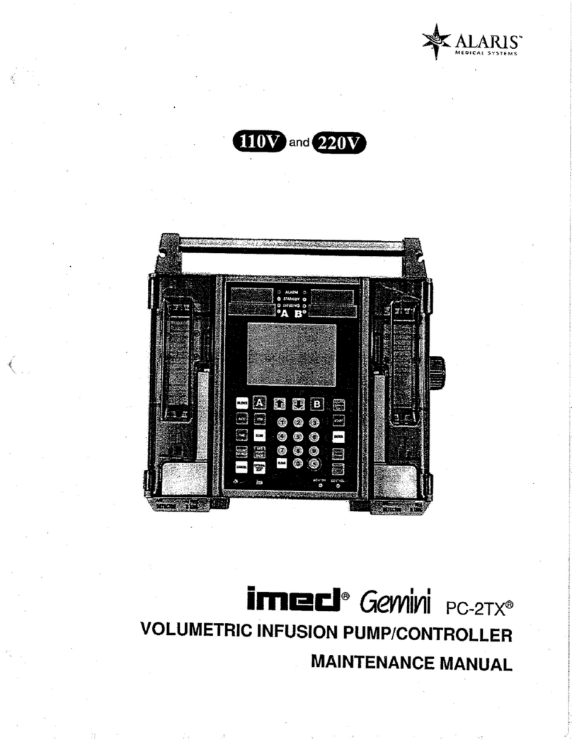 Alaris imed Gemini PC-2TX Maintenance manual Alaris imed Gemini PC-2TX Maintenance manual