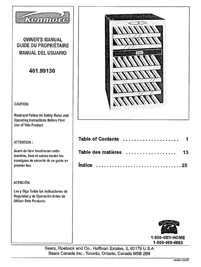 Kenmore 461.99130 owner's manual