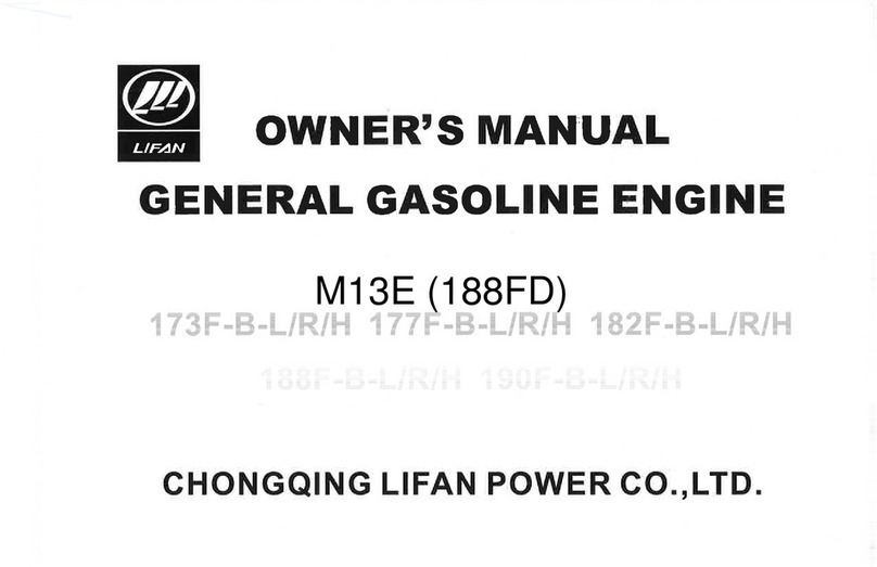 Lifan M13E owner's manual